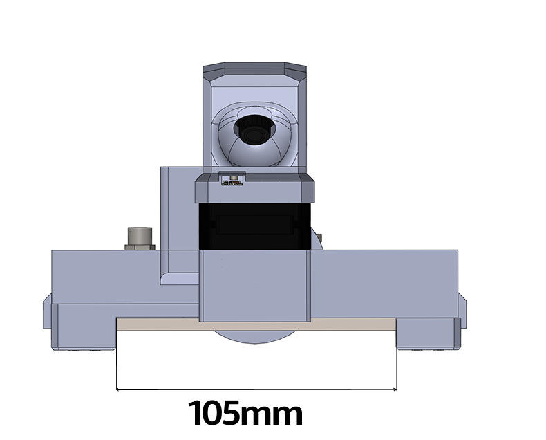 MSG gripper with a 150 mm rail